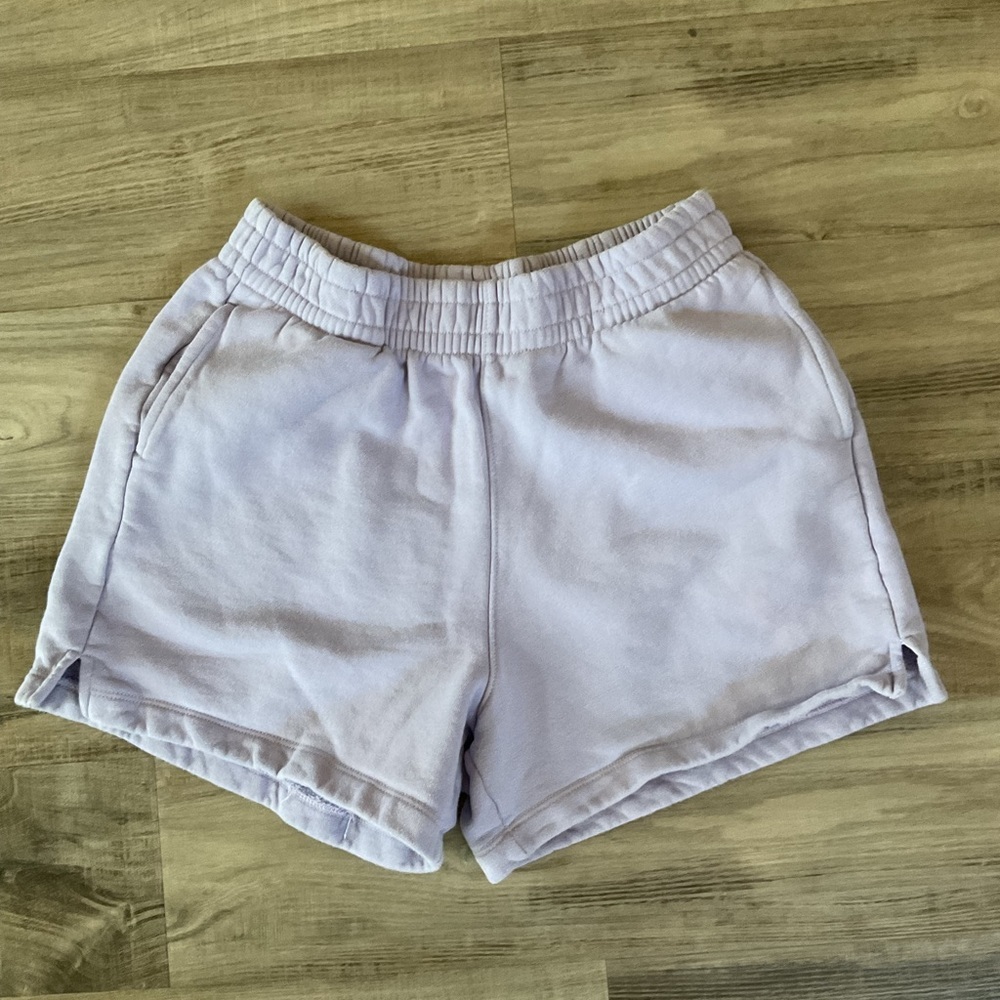 Reformation Brooks Classic Sweat Shorts Size Medium - Picture 2 of 5